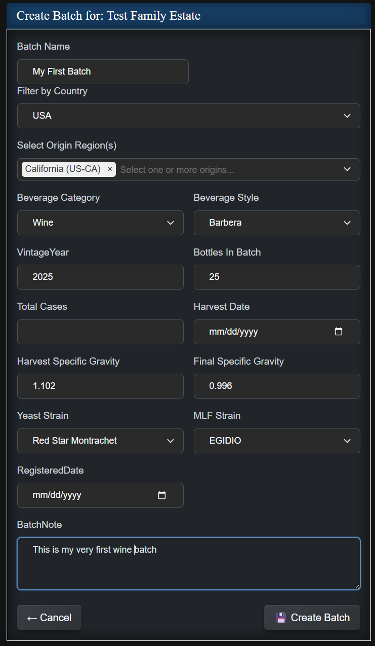 Person creating account