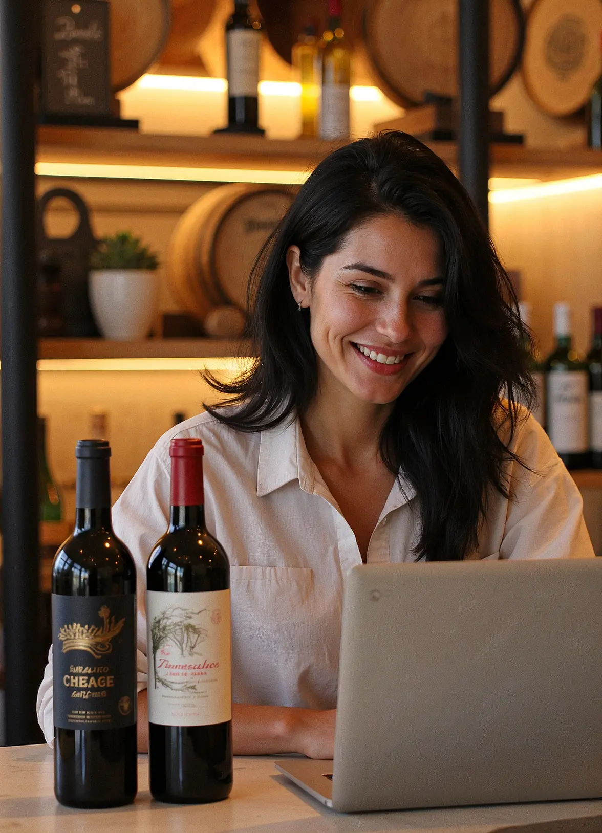 User typing in registration form to create a free Veritasté account